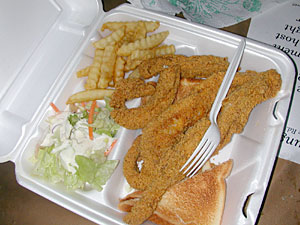 Fried catfish